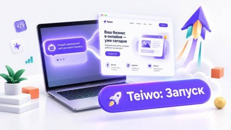 Запуск новой платформы Teiwo помогает бизнесам экономить время и ресурсы на создание сайта